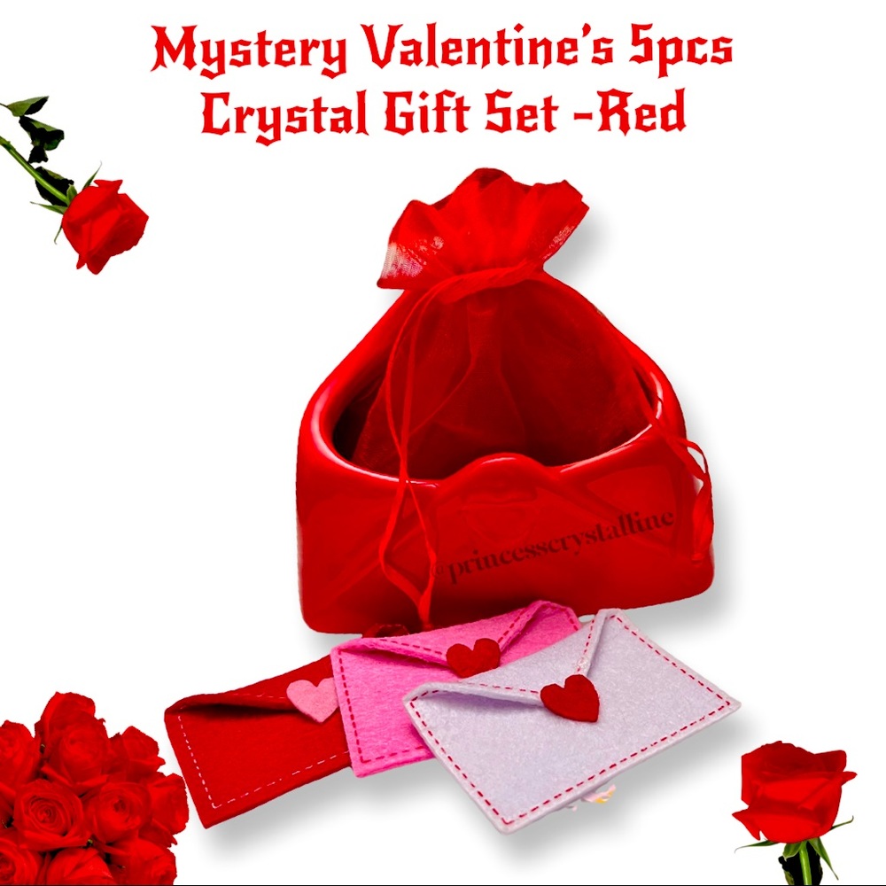 13 pcs Valentine’s Mystery Red Ceramic Gift Set